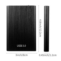 Caja de Disco Duro Móvil USB 3.0 de Alta Velocidad, Carcasa Externa Portátil para Disco Duro de Estado Sólido, Oferta