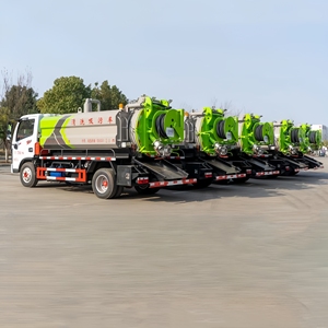 Meilleure vente Dongfeng 6000L Camion aspirateur à jet d'égout combiné Nettoyeur d'égout Prix Camions d'excavation hydraulique à haute pression - Product Image 4