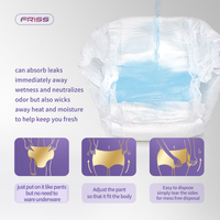 Culotte de nuit jetable pour femmes avec protection étendue contre les fuites, super absorbante, sous-vêtements menstruels pour la nuit