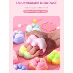 Kit de Diversión para Manualidades con Silicona, Unisex, Material Plástico, Juguete Antiestrés con Forma de Pata de Gato, en Caja, para Niñas y Niños - Product Image 4