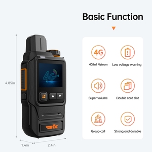 Radio bidirectionnelle POC 4G de haute qualité DK-K10 avec carte SIM, portée mondiale de 5000 km, radio bidirectionnelle PTT avec cartes SIM - Product Image 4