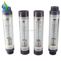Medidor de flujo de agua ajustable, rotámetro de flujo de Gas para tratamiento de agua, fabricante de China