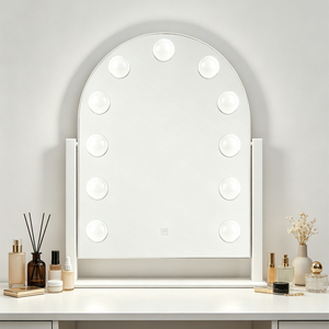 Single Sided Vanity Makeup Mirror with Lights Cosmetic Frameless 360 Degree Tabletop LED Smart Mirror - Product Image 2
