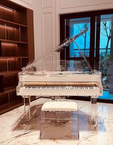 Fashion Concert Hall Hotel Piano Acrílico transparente Piano <span class=keywords><strong>de</strong></span> cola 88 teclas Piano <span class=keywords><strong>de</strong></span> cristal - Product Image 3