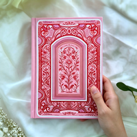 Buku Catatan Bersampul Keras A5 Motif Bunga, Dapat Dicetak Sesuai Pesanan, Buku Harian Wanita Elegan, Hadiah Buku Catatan