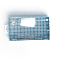 Nouveau style de vente au détail d'étui de téléphone portable rose boîte d'emballage d'étui de téléphone portable avec fenêtre transparente en PVC en stock