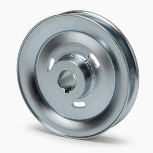 แผ่นเหล็กทนแรงกระแทก INT-PLM-BRKT0318 รุ่น GP-011 พร้อมรอกสายพานวีแบบหมุน สำหรับเครื่องตัดหญ้า รถแทรกเตอร์ และเครื่องจักรทำสวน - Product Image 1
