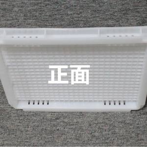 Bandejas de Almacenamiento de Plástico, Bandeja de Rejilla con Orificios de 10.7x10.7mm, Apilable, Rectangular, Blanca, Caja de Almacenamiento para Organización - Product Image 3