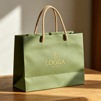 Sacs en papier d'art de luxe en gros pour vêtements, chaussures, chaussettes, cadeaux de détail, avec logo personnalisé, ruban, accessoires, impression offset de luxe