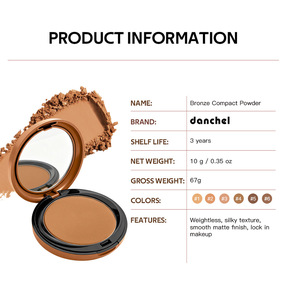 Palette de poudre de contour matifiante professionnelle qui crée un contour facial 3D, avec une poudre bronzante longue tenue pour fixer le <span class=keywords><strong>maquillage</strong></span> - Product Image 5