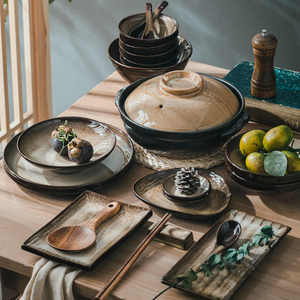 China Custom Made Ceramic Tableware Round Vintage Ceramic Tableware for Restaurant - Product Image 2