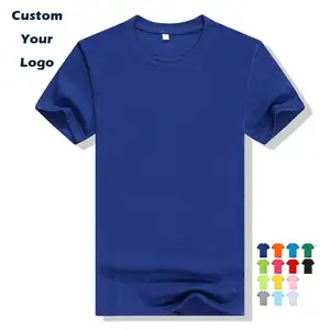 High Quality Custom Men's T-Shirts Printing LOGO Polyester Sublimation Graphic T Shirts Printed Organic Cotton Tshirts For Sale