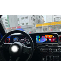24.6 pouces 4G + 64G Android Cluster écran 2din récepteur stéréo Autoradio Gps pour Jeep Wrangler Jl Gladiator 2018-2023