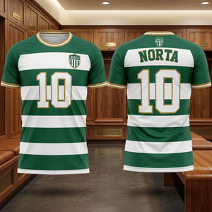 Camisetas de Fútbol de Poliéster Sublimadas Personalizadas de Primera Calidad, Transpirables y de Manga Corta para Uniformes de Clubes y Ligas - Product Image 3