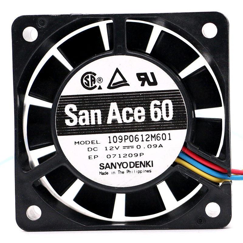 SANYO 109P0612M601 12VDC 0.09A 60*60*20MM 6020 6CM SANYO Original