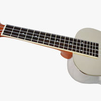 Chinese Factory Aiersi Brand Resonator Ukulele 24 Inch Concert Ukulele Cheap Price Musical Instruments Brass Copper Good Quality