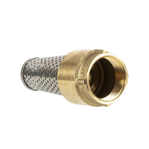 1/2 "3/4" 1 1/4 "Válvula de pie de agua de retención sin retorno de latón con filtro Conector de bomba hidráulica Agua Gas Aceite Aplicación general - Product Image 3