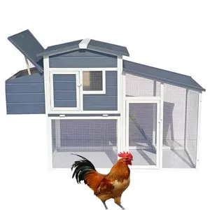 Jaalex Hot Sale Large Chicken Coop Hen House Outdoor Wooden Waterproof 2 Layer Coops With Egg Boxes