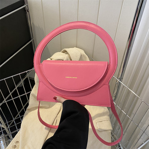 2024 Mới Cổ Điển Phong Cách Vai Duy Nhất Túi Crossbody Phụ Nữ Thích hợp Thiết Kế Logo Mô Hình Đơn Giản Túi Xách Kẹo Màu Dây Kéo Chuỗi - Product Image 3