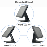 Mesin Kasir POS Laris Manis 17 Inch Layar Sentuh All-in-One Sistem Operasi Windows/Linux Garansi 1 Tahun untuk Restoran & Retail