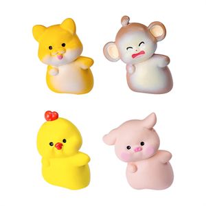 Tête inclinable Weij Landscape, 12 signes du zodiaque chinois, accessoires décoratifs DIY pour sacs surprises, mini ornement de voiture ou de bureau - Product Image 1