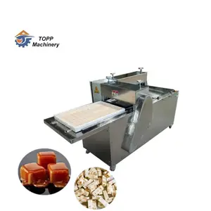 CE standard yogurt cereal protein bar US caramel small hard candy cutting making cutter machine soft candy cutting machine