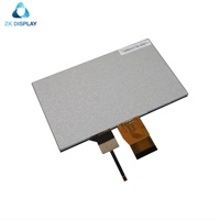 Panel Layar Sentuh Kapasitif ZKDisplay 7 Inci dengan Driver Board LVDS IPS TFT LCD untuk Penggunaan Industri Otomotif KORG PA600