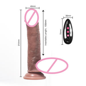 All'ingrosso della fabbrica di alta qualità del Silicone liquido di gomma giocattoli sessuali vibratore figa Dildo pene di gomma artificiale per le donne - Product Image 6