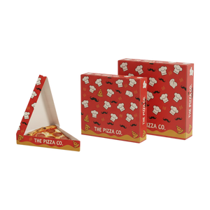 Cajas De Pizzas, Caja De Pizza Para Llevar, Triángulo Único De Lujo Mini 10 12 14 Pulgadas Rectangular Negro Personalizado Caja De Pizza - Product Image 3