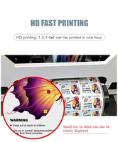 Impresora de etiquetas de un solo cabezal XP600, impresora de logotipos personalizados, rollo a rollo, impresora de etiquetas A3 de 13 pulgadas, gran oferta, 30cm 33cm CMYK 38