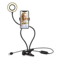 2023 diskon besar penggunaan Makeup streaming langsung profesional lampu cincin Selfie dengan dudukan ponsel berdiri
