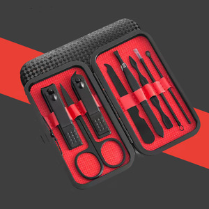 Kit complet professionnel de manucure et pédicure en acier inoxydable, 8/20 pièces, coupe-ongles avec étui portable, idée cadeau - Product Image 1