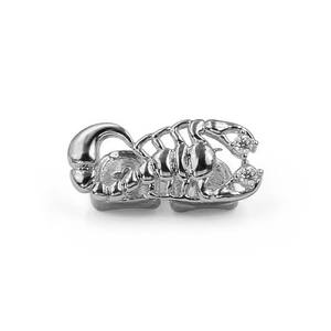Grillz en <span class=keywords><strong>or</strong></span> et argent, scorpion, une seule <span class=keywords><strong>dent</strong></span>, bijoux hip-hop, grillz glacés pour hommes et femmes, <span class=keywords><strong>rappeur</strong></span> - Product Image 3
