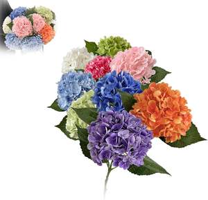 Flores de Hortensia Artificiales Hechas a Mano con Tacto Realista para Decoración de Bodas, Navidad y Día de la Madre, Venta al por Mayor de Fábrica - Product Image 1