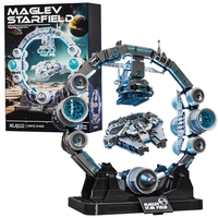 Nouveau modèle de jouet DIY en plastique ABS de transport aérien à lévitation magnétique Millennium Falcon 2026, ensemble de blocs de construction pour décoration de bureau