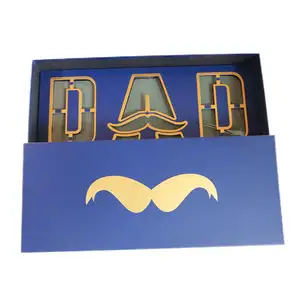 wholesale custom rigid rectangular arrangements dad flower box for gift flowers