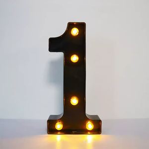 Lettere Luminose Personalizzate per Decorazioni Matrimoniali, Scritte in Metallo LOVE MARRY ME BABY, Lettere Illuminate Stile Marquee - Product Image 3