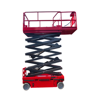 खेतों और निर्माण क्षेत्रों में उपयोग किया जाने वाला विद्युत कैंची लिफ्ट मंच - Product Image 1