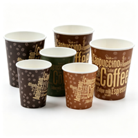 Gobelet en papier PE ondulé personnalisé de haute qualité avec couvercle pour café, idéal pour les fêtes à domicile – Vente en gros