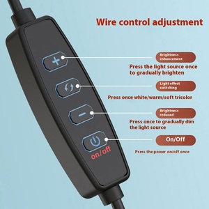 Pannello LED Professionale da 11 Pollici, Luce di Riempimento Tricolore per Studio, Illuminazione per Streaming Live e Fotografia - Product Image 5