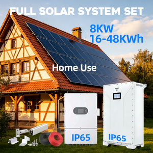 Sistema Completo de Energía Solar de 8KW con Batería de 15-48KWh para el Hogar, Kit IP65 con Fotovoltaica de 5KW/15KW - Product Image 1