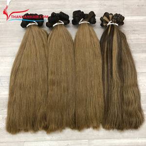 Extensions de cheveux en tissage de qualité supérieure 12A, 100% cheveux vierges, cuticules alignées, stock important, couleur claire - Product Image 1