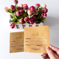 Maßgefertigte Luxus-Etiketten aus Braunem Kraftpapier mit Goldprägung, Gestanzte Logo-Aufkleber, Schöne Personalisierte Goldetiketten