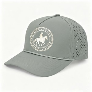 Seamless Breathable <b>Waterproof</b> Baseball <b>Cap</b> with Custom Logo and Printed Design-Unisex Sports Hat - Product Image 1