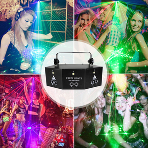Projecteur de scène LED RGBW 9 yeux 10W, lumière stroboscopique <span class=keywords><strong>DJ</strong></span>, lumière laser de fête disco pour bar, KTV, club - Product Image 3