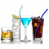 Vente en gros de pailles en verre borosilicate réutilisables écologiques de la marque Soton, résistantes à la chaleur, lavables au lave-vaisselle