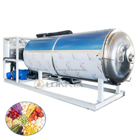Volautomatische Vacuüm Vriesdroger Voor Fruitgroente Verwerking Bessen Champignons Vacuüm Vriesdroogmachine