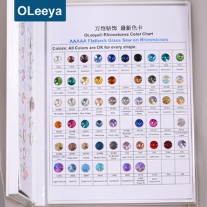 Venta directa de fábrica mejor calidad brillante K9 vidrio costura Strass cristal <span class=keywords><strong>AB</strong></span> coser en diamantes de imitación para vestidos de baile - Product Image 5