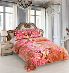 Mantas personalizadas al por mayor para la industria textil a buen precio, 12 <span class=keywords><strong>kg</strong></span> de grosor, conjuntos de tamaño king, mantas Raschel nubladas de visón - Product Image 1