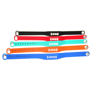 Không Dùng Tiền mặt thanh toán có thể điều chỉnh 13.56MHz <span class=keywords><strong>Mifare</strong></span> cổ điển Ev1 <span class=keywords><strong>4k</strong></span> RFID Silicone dây đeo cổ tay - Product Image 2